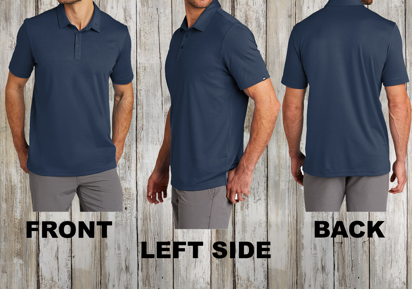 Custom TravisMathew Polo, Embroidered Men's Oceanside Solid Polo