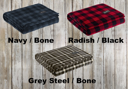 Custom Eddie Bauer Blanket, Embroidered Woodland Blanket