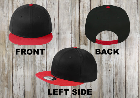 Custom New Era® Snapback, Embroidered Adjustable Structured Cap, New Era® 9FIFTY Hat