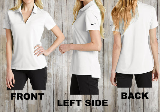 Custom Nike Women's Dri-FIT Polo, Ladies Dri-FIT Micro Pique 2.0 Polo
