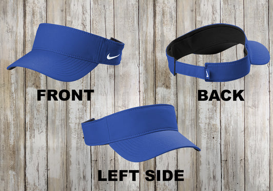 Custom Nike Visor, Embroidered Dri-FIT Team Performance Visor