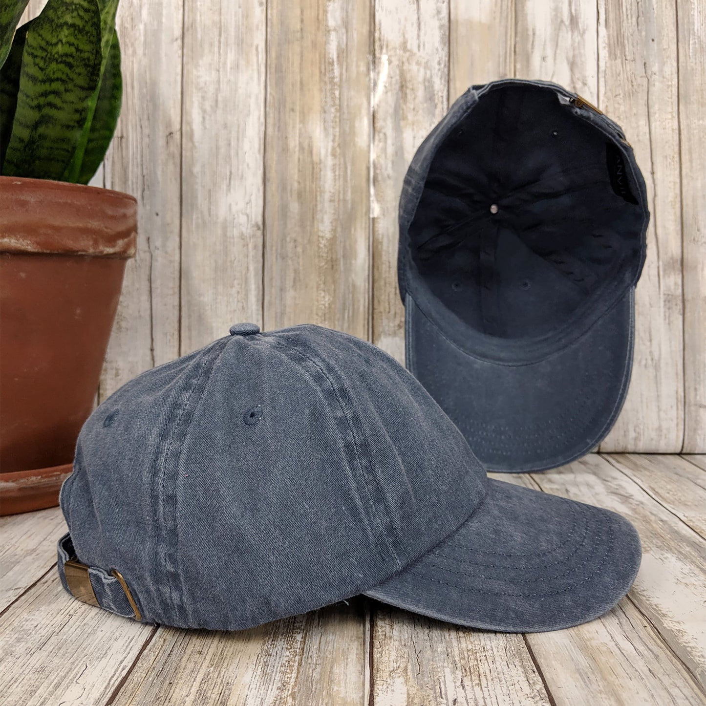 Megacap Washed Dad Hat, Custom Unisex Embroidered Cap, Unstructured Low Profile