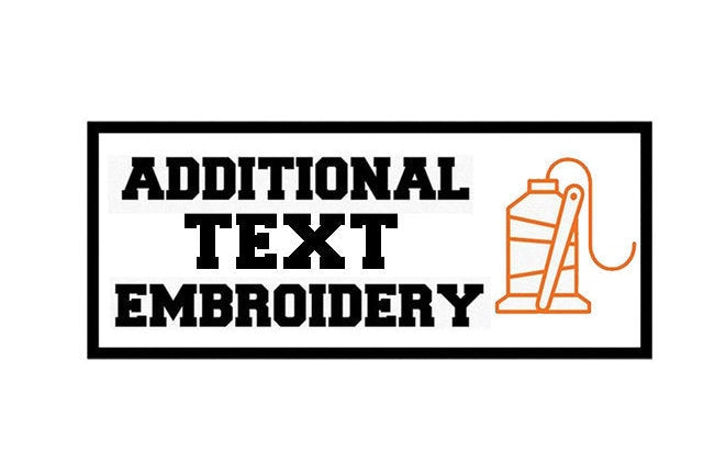 Additional Text Embroidery