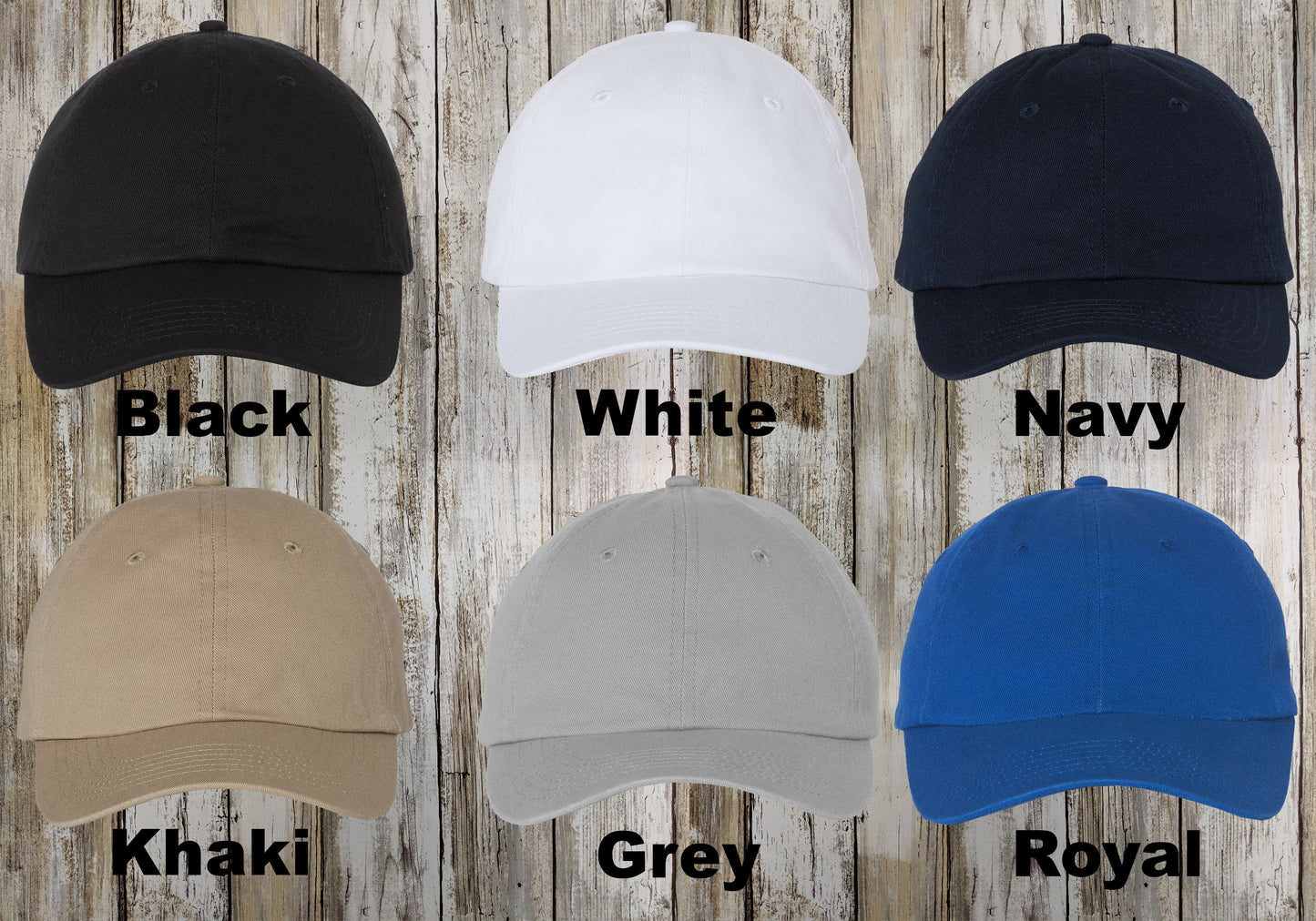 Valucap Custom Youth Dad Hat, Small Fit, Unstructured Embroidered Cap, Adjustable Back Strap