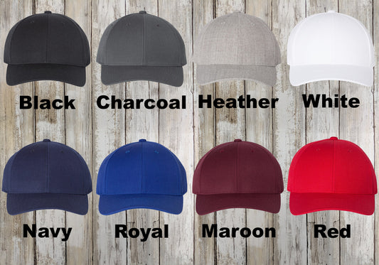 Custom Curved Visor Snapback, Embroidered Yupoong Classic Snapback