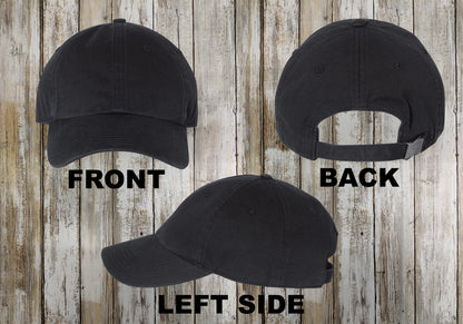 Custom Richardson Washed Dad Hat, Adjustable Backstrap, Embroidered Dad Hat