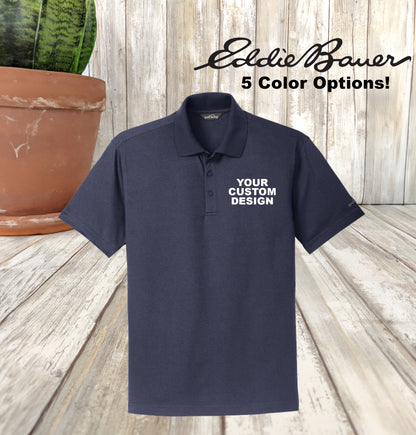 Custom Eddie Bauer Polo, Embroidered Men's Performance Polo