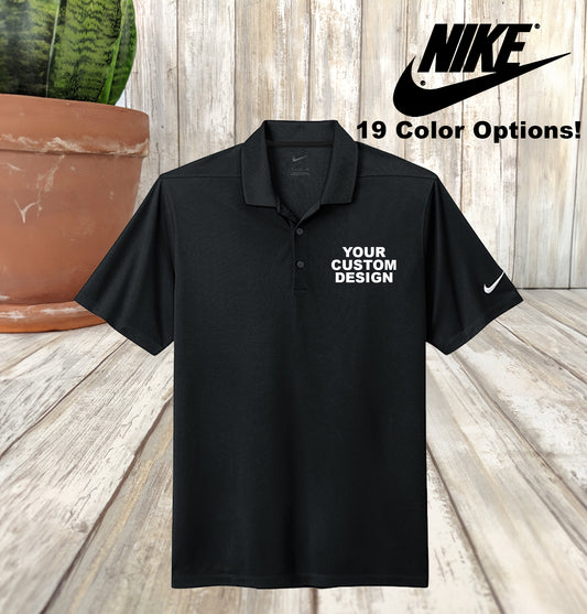 Custom Nike Unisex Dri-FIT Polo, Micro Pique 2.0 Polo