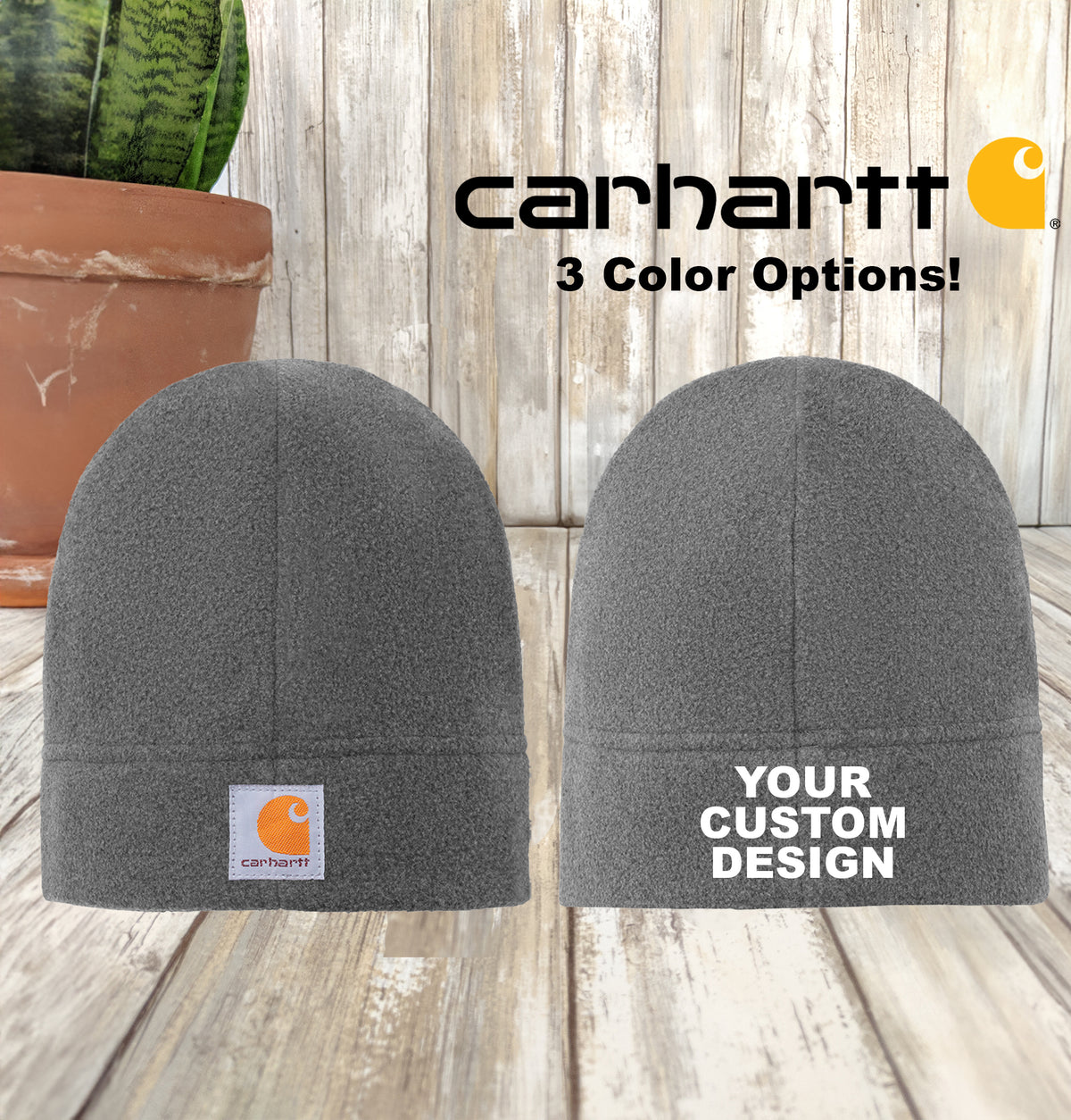NWT custom hand embroidered Carhartt beanie! You pick the design!​ Carhartt Watch Beanie - Custom Branded Promotional Beanies  main image 2