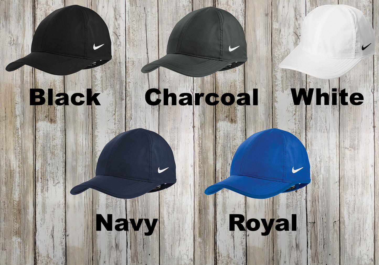 Custom Nike Dri-FIT Featherlight Hat, Embroidered Unstructured Dad Hat, Featherlight Performance Cap