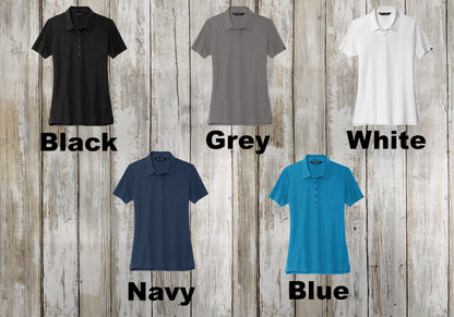 Custom TravisMathew Polo, Embroidered Women's Oceanside Solid Polo