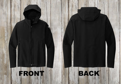 Custom Nike Hooded Soft Shell Jacket, Embroidered Full Zip Jacket