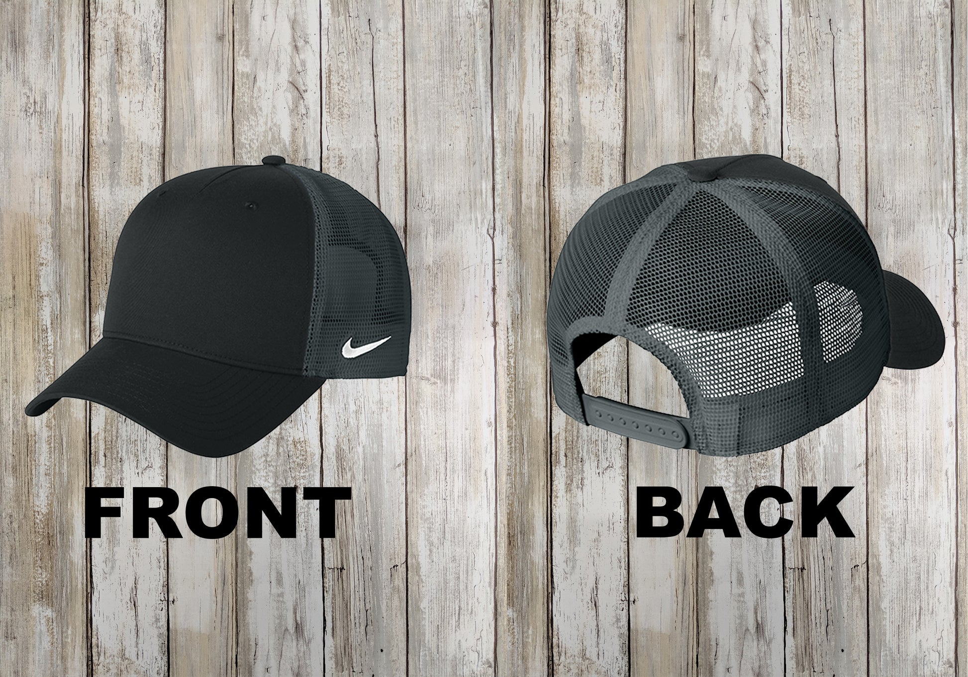 Custom Nike Trucker, Embroidered Nike Mesh Snapback – Your Custom