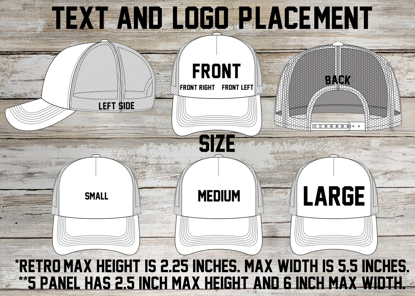 Custom 110M Trucker Snapback, Embroidered Flexfit Trucker Cap