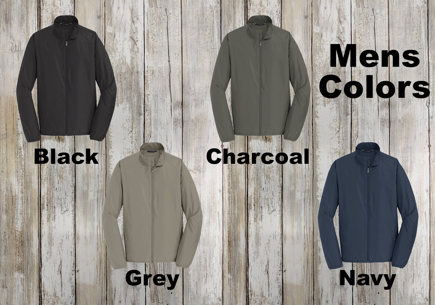 Custom Port Authority® Full-Zip Embroidered Jacket, Customized Zephyr Zip-Up, Wind and Water Resistant, Men and Women Sizes